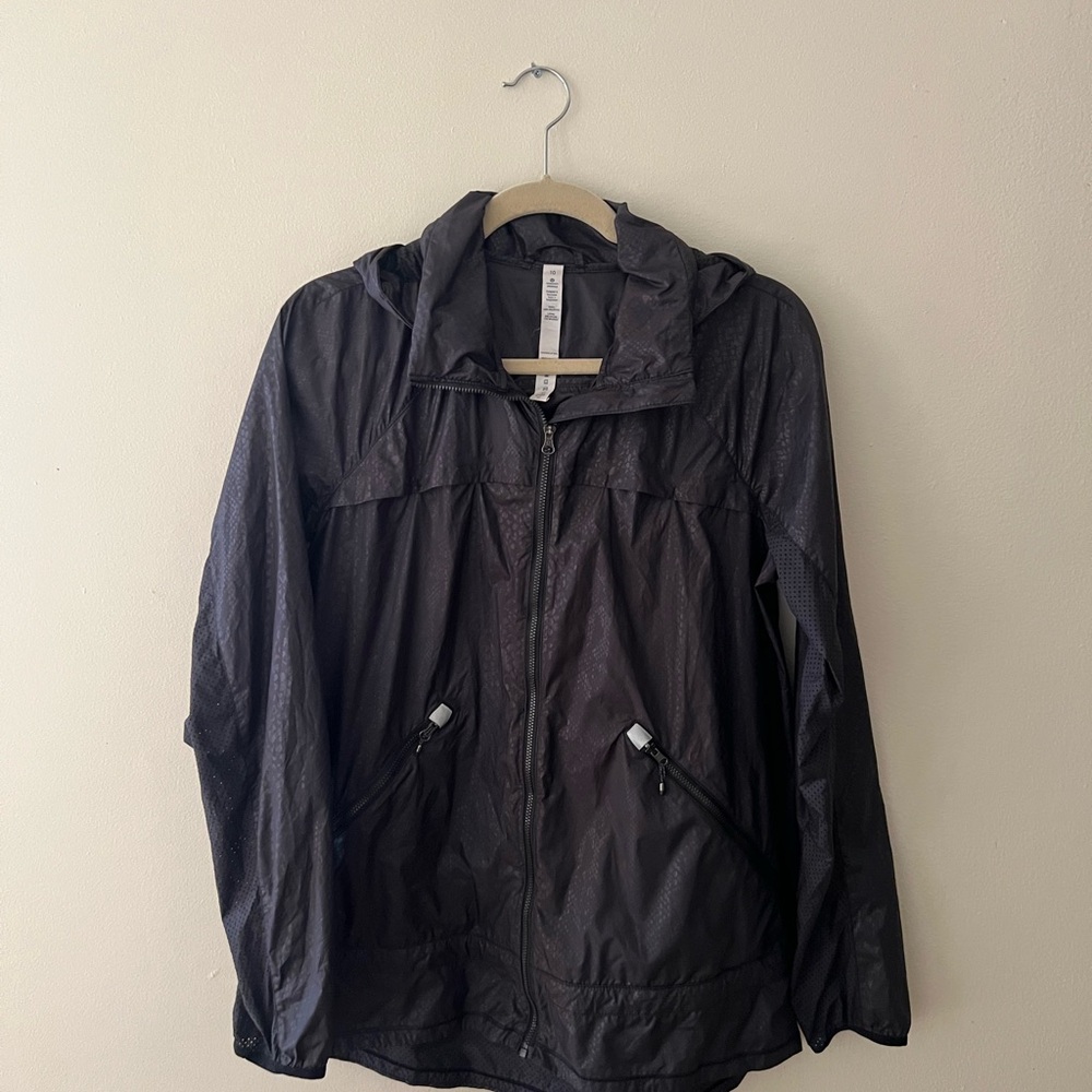 Lululemon Athletica Black Windbreaker Jacket